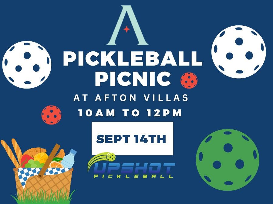 Pickleball Saturdays at Afton Villas